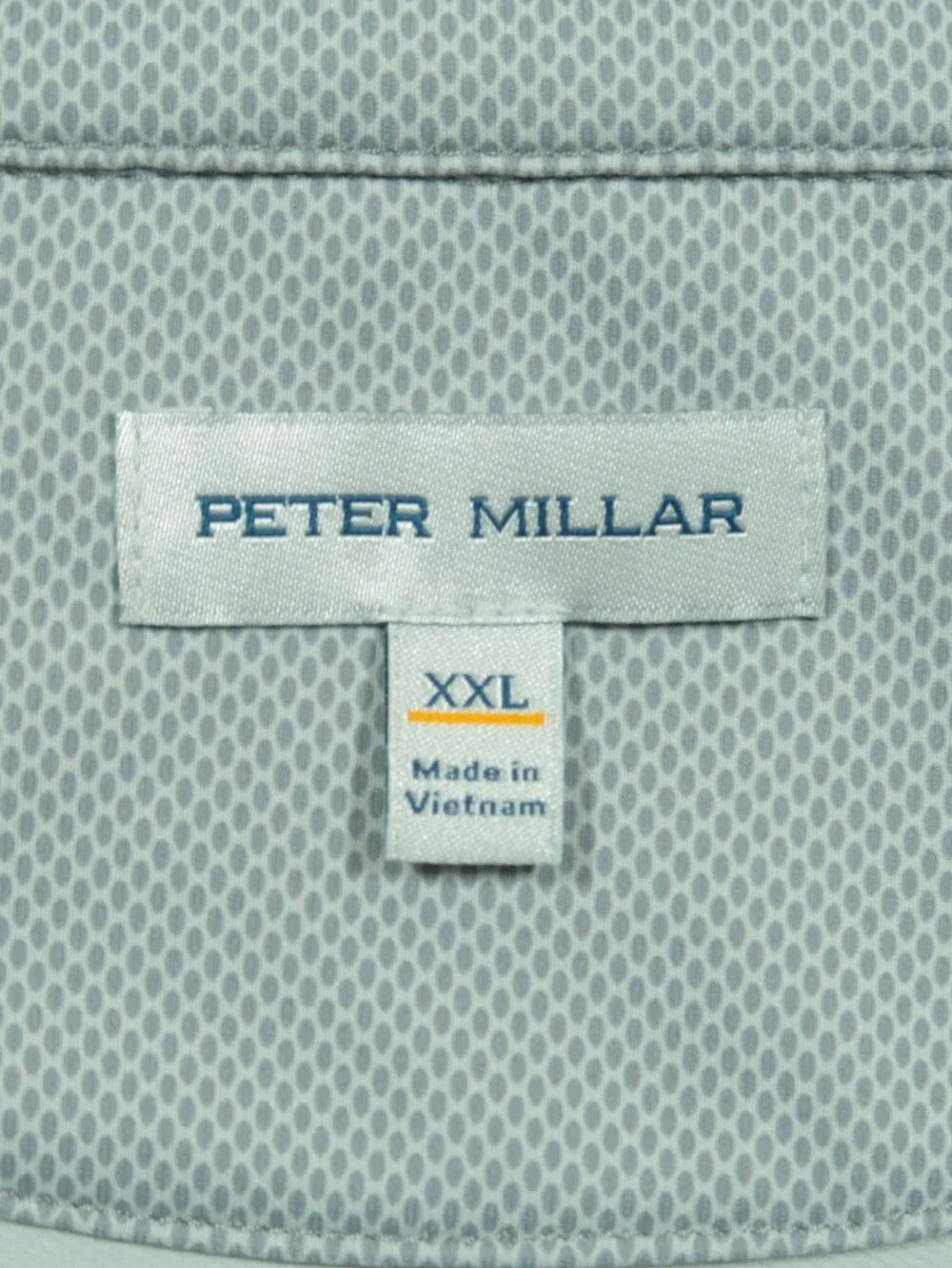 Peter Millar Perth Auburn University Pullover Mens 2XL Gray 1/4 Zip Golf Stretch